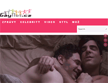 Tablet Screenshot of gaynet.cz